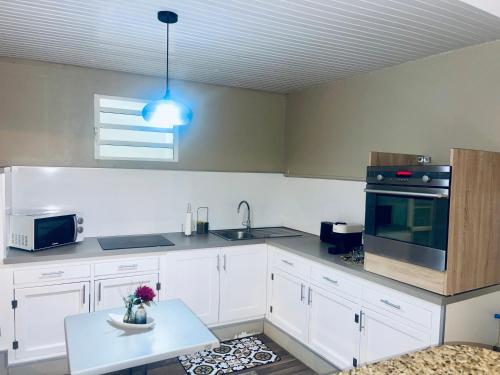 Kuchyň nebo kuchyňský kout v ubytování La Villa Néoma