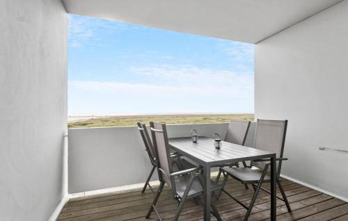 Μπαλκόνι ή βεράντα στο Lovely Apartment In Fanø With Sauna