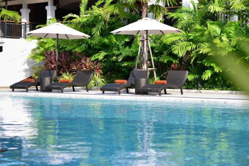 Πισίνα στο ή κοντά στο Kastel Pattaya Hotel
