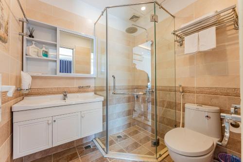 Koupelna v ubytování Moon Hotel 2 Đỗ Quang