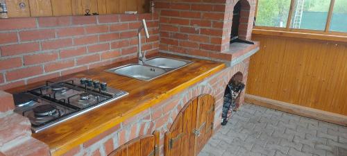 Una cocina o zona de cocina en Casa Vis Bran