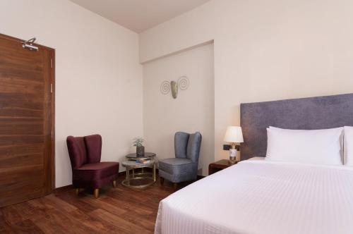 Luxor Kirindi Ella Resort & Spaにあるベッド