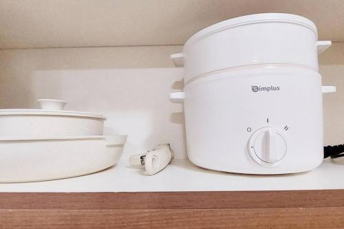 マニラにあるHelaena's Scandi Havenのゆっくりとした調理器具