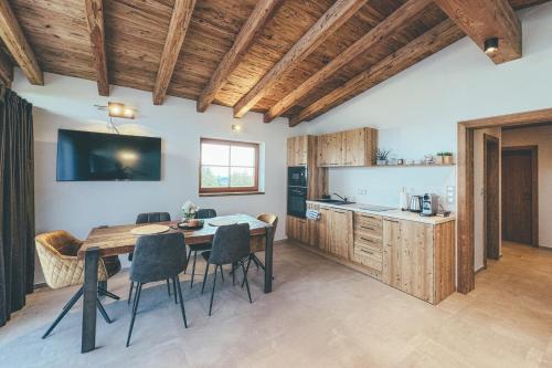 Dapur atau dapur kecil di Chalets Resort