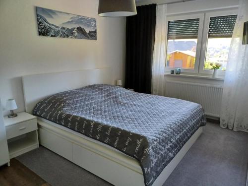 Postel nebo postele na pokoji v ubytování Ferienwohnung Reichelt