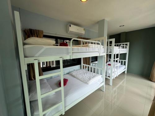 Katil atau katil-katil dalam bilik di Boom Hostel Khao Sok
