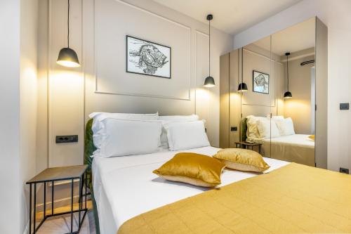 Ένα ή περισσότερα κρεβάτια σε δωμάτιο στο Apartment Libertas