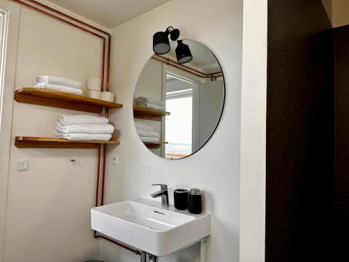 Koupelna v ubytování Hotel Disko Island
