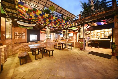 Restaurace v ubytování Skye Inn Kathmandu