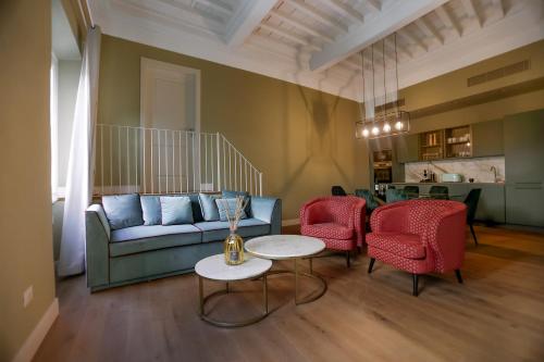 Χώρος καθιστικού στο Bargello - Signoria Luxury
