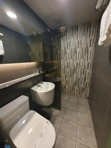 Koupelna v ubytování Eunpyeong Y Hotel