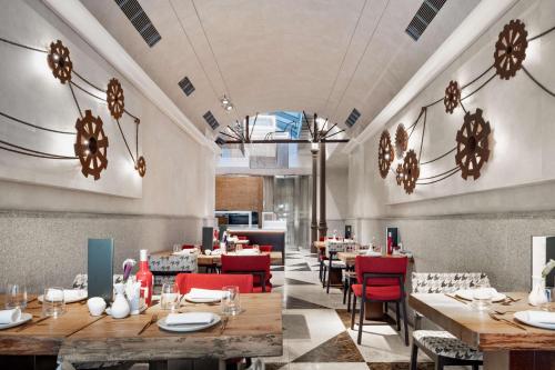 Χώρος καθιστικού στο NH Collection Madrid Palacio de Tepa