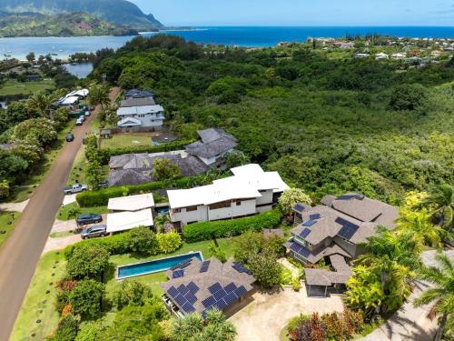 an aerial view of a house at Hanalei Plantation home in Princeville