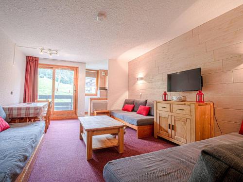 2 pièces à Valmorel - Ski aux pieds, animaux admis, balcon, cuisine équipée - FR-1-356-290