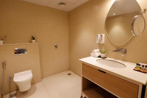 Koupelna v ubytování HOTEL VARUNA