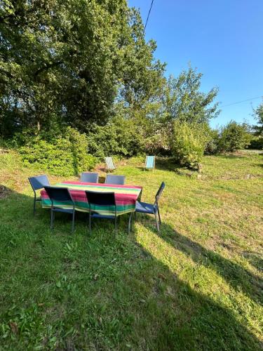Zahrada ubytování Gîte Bonjour dans ancienne ferme familiale
