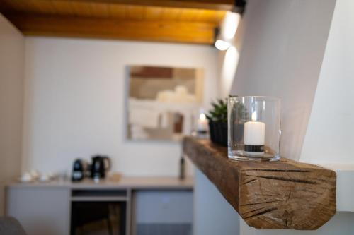 Kuchyň nebo kuchyňský kout v ubytování Bluonly Boutique B&B