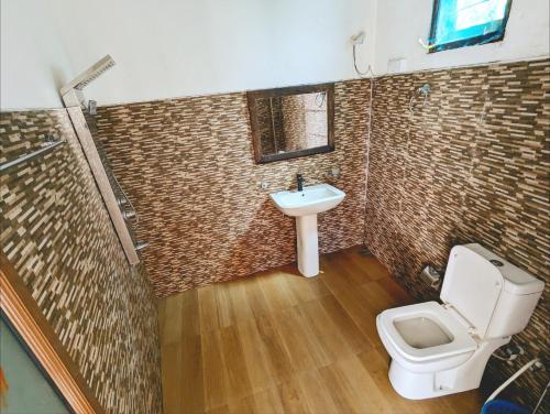 Koupelna v ubytování Rock Paradise Homestay