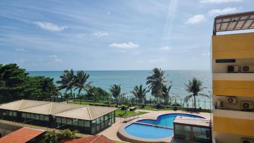 Kolam renang di atau dekat dengan Flat Paraíso na Terra Tabatinga Residence