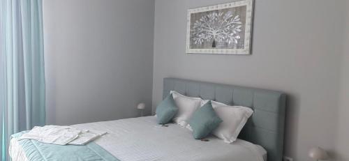 Postel nebo postele na pokoji v ubytování Apartmenthaus Oborishte - 17