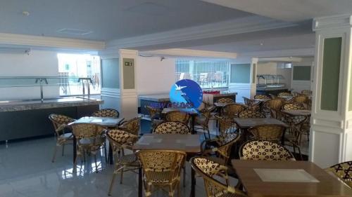 Η κουζίνα ή μικρή κουζίνα στο Piazza diRoma Flat - Com Acesso Livre ao diRoma Acqua Park Splash e Silde