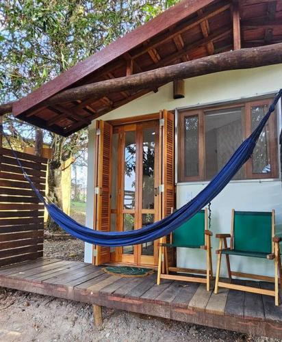 Balkoni atau teres di Ecofazenda Lodge