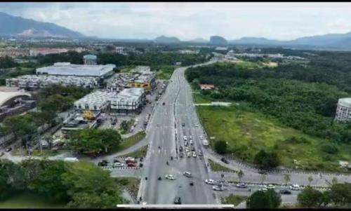 an aerial view of a road in a city at IPOH Sky Garden Residences, 31200 Chemor Ipoh in Chemor