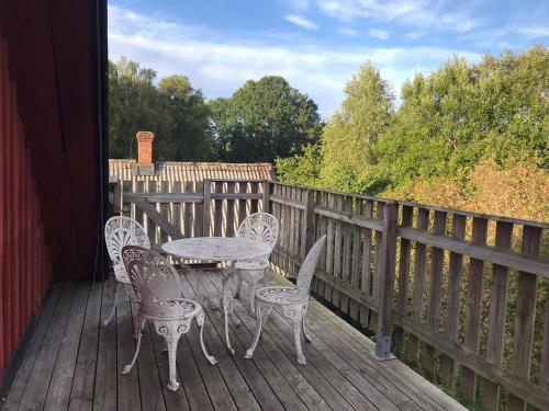 Balkón nebo terasa v ubytování Hyllstofta cozy Apartmant