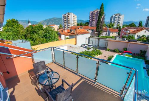 Nespecifikovaný výhled na hory nebo výhled na hory při pohledu z apartmánu