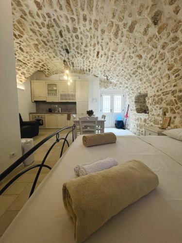 Kuchyň nebo kuchyňský kout v ubytování Arcaroli Borgo Vico "Luxe"