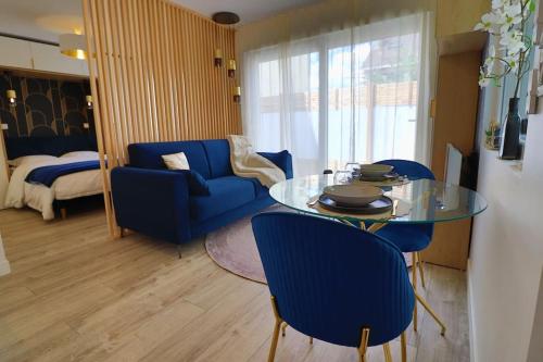 L Ecrin Bleu maison studio neuve jardin et clim