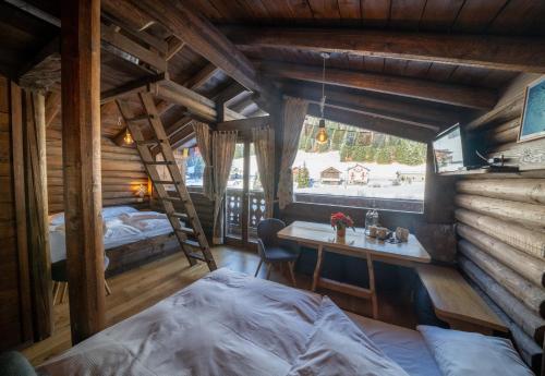 Posteľ alebo postele v izbe v ubytovaní Eirl DOLOMITES Retreat Sappada
