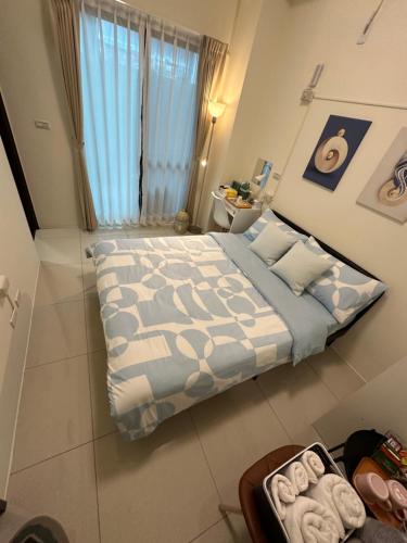 Ένα ή περισσότερα κρεβάτια σε δωμάτιο στο Ten house