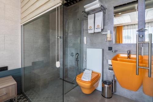 Koupelna v ubytování Erdem City Hotel
