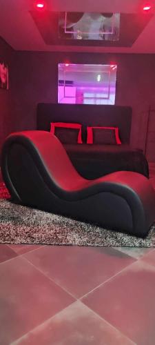 Χώρος καθιστικού στο AVEC TOI suite spa