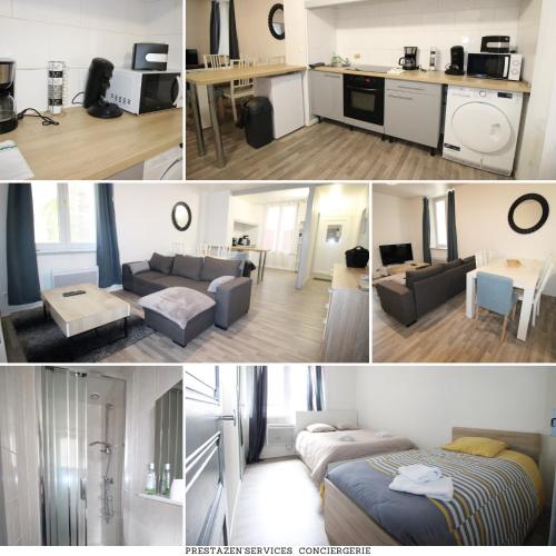 Verdun - Centre Ville - 3 couchages - Proche gare - 1 chambre - 5 personnes - Wifi - Géré par Presta-Zen'Services