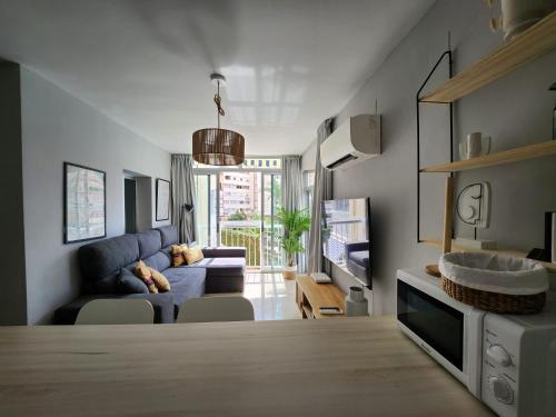 Kuchyň nebo kuchyňský kout v ubytování Apartamento Almar PLAYA DE LEVANTE