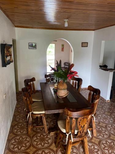Χώρος καθιστικού στο Encantadora Casa Campestre en Suaita, Santander
