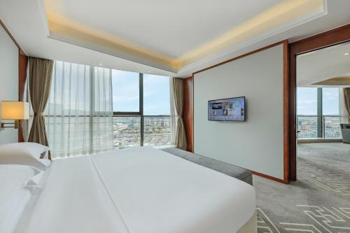 Courtyard by Marriott Anjiにあるベッド