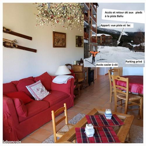 Appartement de standing 4 personnes, pied des pistes, parking