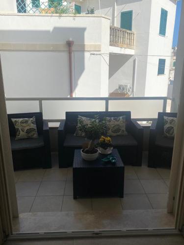 Balkoni atau teres di Casa Tambonuzzo