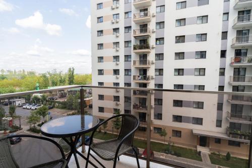 Μπαλκόνι ή βεράντα στο Hills Residence Premium Apartment in Pallady