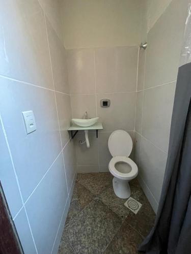 Koupelna v ubytování Loft Moderno no Centro
