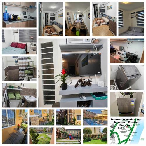 a collage of pictures of different rooms in aartment at Your Davao Home, Awaits You at Arezzo Place Davao! in Sasabayou