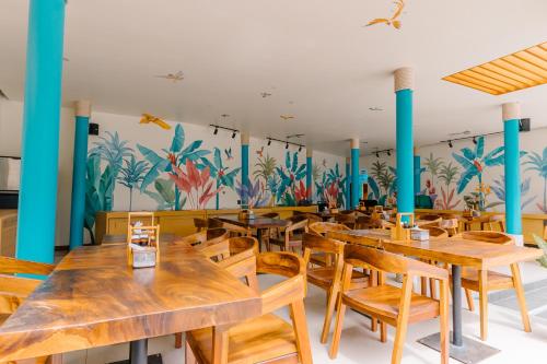 Restoran või mõni muu söögikoht majutusasutuses Diamond Beach Resort