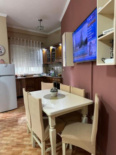 Kuchyň nebo kuchyňský kout v ubytování Durres Getaway