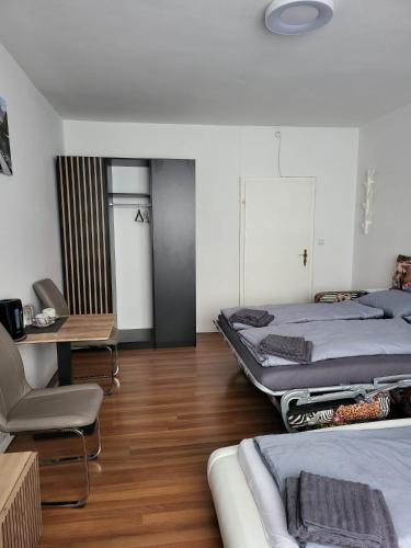 Postel nebo postele na pokoji v ubytování Maria