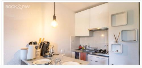 Η κουζίνα ή μικρή κουζίνα στο STUDIO COSY ISARD P2000