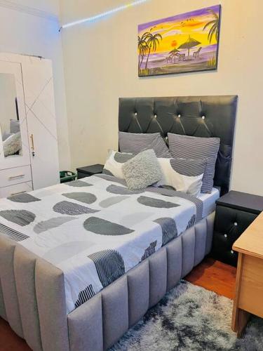 Postel nebo postele na pokoji v ubytování Apartment in Scottsville