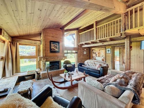 Chalet 5 chambres près de Megève avec vue Mont Blanc - FR-1-560-148